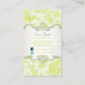 PixDezinvesトイル/グリーンバラ/DIY背景 名刺 (裏面)