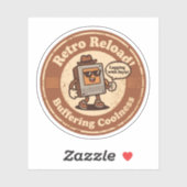 Pixel Artコンピュータキャラクター「スタイルに遅れる！」 シール (シート)