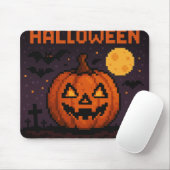 Pixel art inspired Halloween mouse pad マウスパッド (マウス)