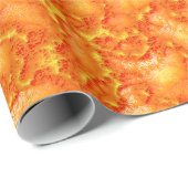 Pixel Art Lava Surface ラッピングペーパー (ロールコーナー)