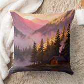 Pixel Art Nature Landscape クッション (ブランケット)