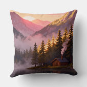 Pixel Art Nature Landscape クッション (裏面)