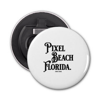 Pixel Beach Florida Button 栓抜き