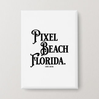 Pixel Beach Florida Button 缶バッジ