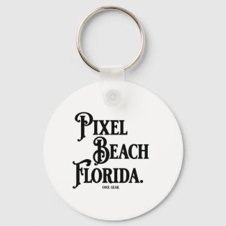 Pixel Beach Florida T-Shirt キーホルダー