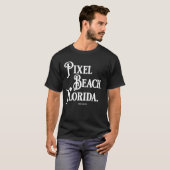 Pixel Beach Florida T-Shirt Tシャツ (正面フル)