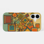 Pixel Block Collision iPhone 16ケース (裏面横)