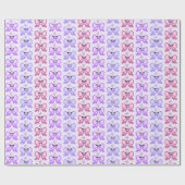 Pixel Bow In High Heels Pattern ラッピングペーパー (フラット)