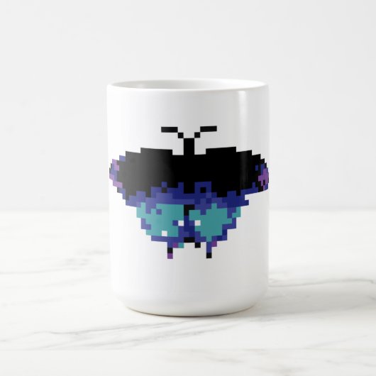 Pixel Butterfly コーヒーマグカップ (中央)