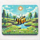 Pixel Buzz：サンシャイン・メドウ・アドベンチャー マウスパッド (正面)