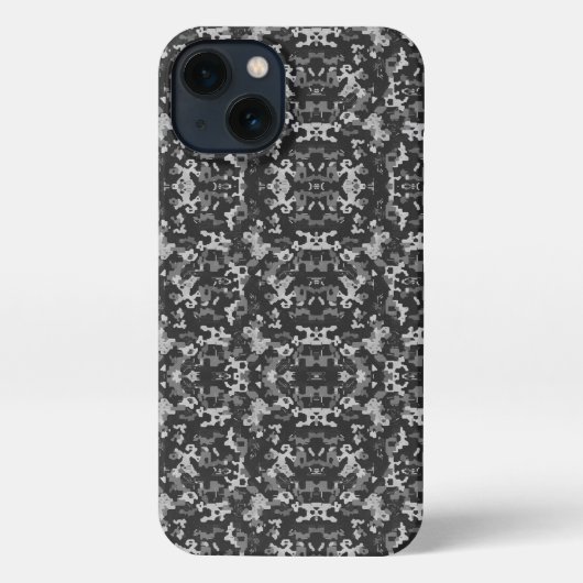 Pixel Camo Stealth iPhoneケース (裏面)