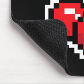 Pixel Cherries 80s Video Game Halloween Costume Ea マウスパッド (コーナー)