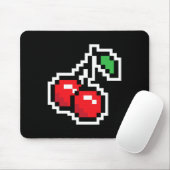 Pixel Cherries 80s Video Game Halloween Costume Ea マウスパッド (マウス)