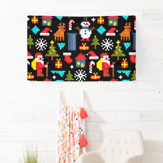 Pixel Christmas 横断幕 (インサイチュ)