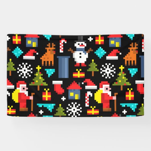 Pixel Christmas 横断幕 (横)