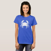 pixel crab design tシャツ (正面フル)