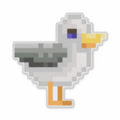 Pixel Duck シール (正面)