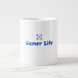 Pixel Gamer Life ジャンボコーヒーマグカップ
