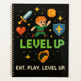 Pixel Gamer Planner – Level Up Retro Organizer プランナー手帳