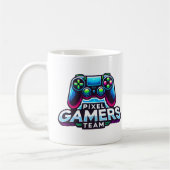 Pixel Gamersチーム – 将来のPro Gamer コーヒーマグカップ (左)