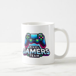 Pixel Gamersチーム – 将来のPro Gamer コーヒーマグカップ