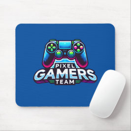 Pixel Gamersチーム – Blue Gamer マウスパッド