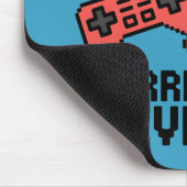 Pixel Gaming Couple Level Up Design マウスパッド (コーナー)