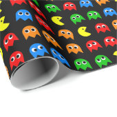 Pixel Ghost Arcade Gamer Birthday Design ラッピングペーパー (ロールコーナー)