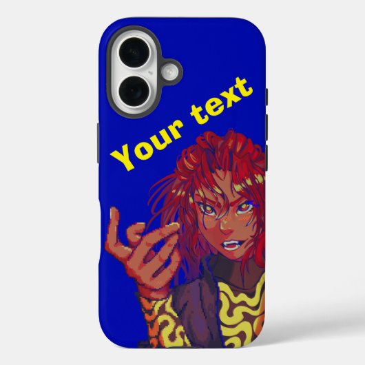 Pixel girl changing Case-Mate iPhoneケース (裏面)