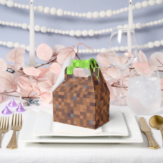 Pixel grass gamer birthday  フェイバーボックス (ウェディング)