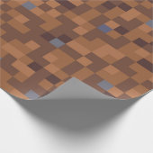 Pixel grass gamer birthday  ラッピングペーパー (角)