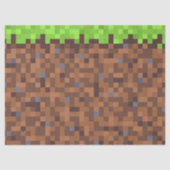 Pixel grass gamer birthday  薄葉紙 (正面)