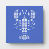 Pixel Lobster Emblem Mosaic フォトプラーク (正面)