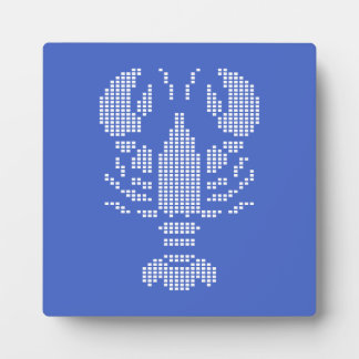 Pixel Lobster Emblem Mosaic フォトプラーク