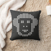 Pixel Monkey Diamond Emblem クッション (ブランケット)