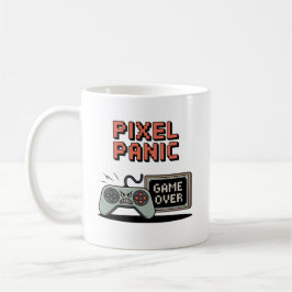Pixel Panic Gamer Mug – Funny Retro Gaming Gift  コーヒーマグカップ
