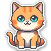 Pixel Perfect子猫 シール (正面)