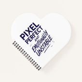 Pixel Perfect - Spiral Notebook ノートブック (正面)