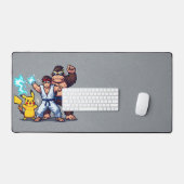 Pixel Power Trio Desk Mat - Gaming Legends デスクマット (キーボード&マウス)
