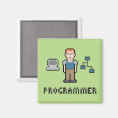 Pixel Programmerマグネット マグネット (正面/裏面)