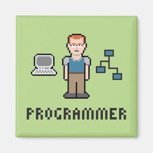 Pixel Programmerマグネット マグネット (正面)