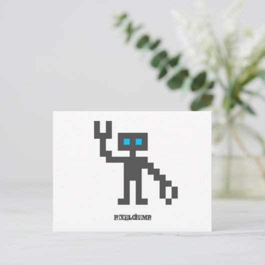 Pixel_Robot ポストカード (スタンド正面)