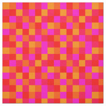 Pixel Rot Orange Pink Farben Pattern