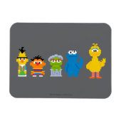 Pixel Sesame Street Characters マグネット (横)