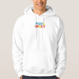 Pixel Sport Basketball Hoodie – Retro Gaming Sport パーカ