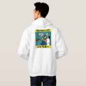 Pixel Sport Basketball Hoodie – Retro Gaming Sport パーカ (裏面フル)