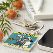 Pixel Sport Basketball Keychain – Retro Gaming Sty キーホルダー (正面右)