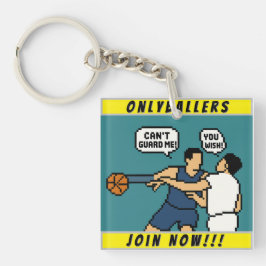 Pixel Sport Basketball Keychain – Retro Gaming Sty キーホルダー