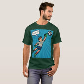 Pixel Sport – Retro Gamer Soccer Goalie T-Shirt Tシャツ (正面フル)