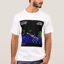 Pixel Starfighter T-Shirt -Retro Space Shooter Tee Tシャツ